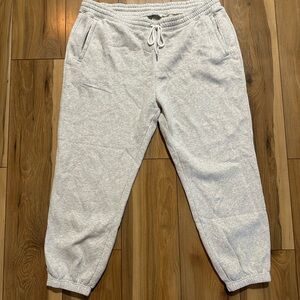 Abercrombie & Fitch Light Gray Essential Sunday Sweatpants